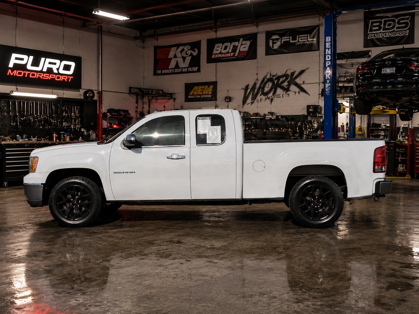 2013 GMC Sierra 1500 SLE Summit White extended cab — Luckyleft615 build
